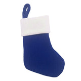 Maxbell 4xChristmas Stocking Candy Gift Bag for Kids Bedroom Fireplace Winter Festival Blue