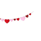 Maxbell 5xHeart Banner Gift DIY Valentine's Day Decor for Birthday Valentines Day Home Style B