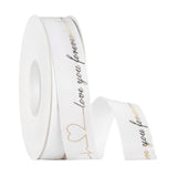 Maxbell 5xValentine's Day Ribbon Romantic DIY Crafts for Greeting Cards Holiday Wreath White