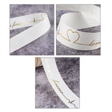 Maxbell 6xValentine's Day Ribbon Romantic DIY Crafts for Greeting Cards Holiday Wreath White