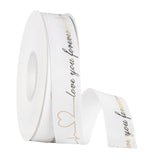 Maxbell 3xValentine's Day Ribbon Romantic DIY Crafts for Greeting Cards Holiday Wreath White