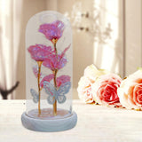 Maxbell Maxbell Preserved Flower Valentines Day Gifts for Birthday Engagement Special Moment Rose Red