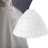 Maxbell 2xCage Hoop Skirt Petticoat Crinoline Underskirt Pannier for Bridal Girls Gown