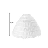 Maxbell 2xCage Hoop Skirt Petticoat Crinoline Underskirt Pannier for Bridal Girls Gown