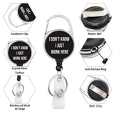 Maxbell 3xRetractable Badge Holder Keychain Name Badge Clip for Teacher Doctors Office style A