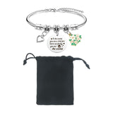 Maxbell Charm Bracelet Stainless Steel Mother's Day Gift for Grandmother Her Grandma Style B