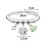 Maxbell Charm Bracelet Stainless Steel Mother's Day Gift for Grandmother Her Grandma Style B