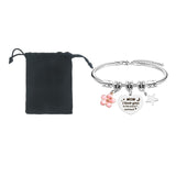 Maxbell Charm Bracelet Stainless Steel Mother's Day Gift for Grandmother Her Grandma Style C