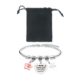 Maxbell Charm Bracelet Stainless Steel Mother's Day Gift for Grandmother Her Grandma Style C