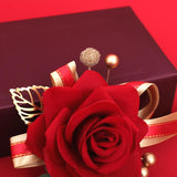 2x Wedding Boutonniere Rose Boutonniere for Events Anniversary Engagement