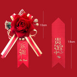 2x Wedding Boutonniere Rose Boutonniere for Events Anniversary Engagement