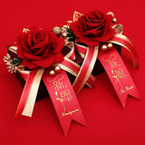 2x Wedding Boutonniere Rose Boutonniere for Events Anniversary Engagement