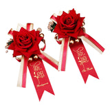 2x Wedding Boutonniere Rose Boutonniere for Events Anniversary Engagement
