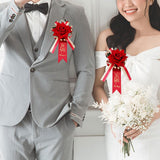 2x Wedding Boutonniere Rose Boutonniere for Events Anniversary Engagement