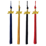 Maxbell 2x10x Graduation Cap Hat Tassel Academic Charm Supplies Ceremonies Accessories red