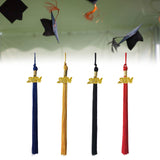 Maxbell 4x10x Graduation Cap Hat Tassel Academic Charm Supplies Ceremonies Accessories red