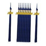 Maxbell 3x10x Graduation Cap Hat Tassel Academic Charm Supplies Ceremonies Accessories blue