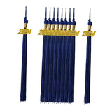 Maxbell 4x10x Graduation Cap Hat Tassel Academic Charm Supplies Ceremonies Accessories blue