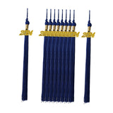 Maxbell 4x10x Graduation Cap Hat Tassel Academic Charm Supplies Ceremonies Accessories blue