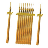 Maxbell 3x10x Graduation Cap Hat Tassel Academic Charm Supplies Ceremonies Accessories yellow