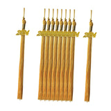 Maxbell 2x10x Graduation Cap Hat Tassel Academic Charm Supplies Ceremonies Accessories yellow