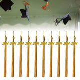 Maxbell 3x10x Graduation Cap Hat Tassel Academic Charm Supplies Ceremonies Accessories yellow