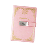 Maxbell Maxbell Diary with Lock Sturdy Lockable Password Lock Diary for Home Office Business Pink