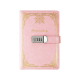 Maxbell Maxbell Diary with Lock Sturdy Lockable Password Lock Diary for Home Office Business Pink