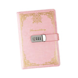Maxbell Maxbell Diary with Lock Sturdy Lockable Password Lock Diary for Home Office Business Pink