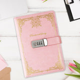 Maxbell Maxbell Diary with Lock Sturdy Lockable Password Lock Diary for Home Office Business Pink