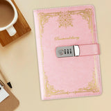 Maxbell Maxbell Diary with Lock Sturdy Lockable Password Lock Diary for Home Office Business Pink