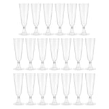 Maxbell Maxbell 20 Pieces 5oz Disposable Cocktail Glasses Beverage Cups for Camping Bbq