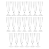 Maxbell Maxbell 20 Pieces 5oz Disposable Cocktail Glasses Beverage Cups for Camping Bbq
