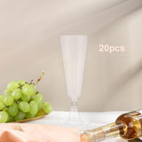 Maxbell Maxbell 20 Pieces 5oz Disposable Cocktail Glasses Beverage Cups for Camping Bbq