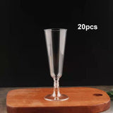 Maxbell Maxbell 20 Pieces 5oz Disposable Cocktail Glasses Beverage Cups for Camping Bbq