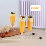 Maxbell Maxbell 20 Pieces 5oz Disposable Cocktail Glasses Beverage Cups for Camping Bbq
