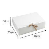 Maxbell Maxbell 10Pcs Bridesmaid Proposal Box Paper Presentation Boxes for Party Baby Shower White