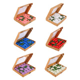 Maxbell Maxbell Artificial Rose Box Vivid Silk Flowers for Wedding Birthday Anniversary white