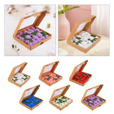 Maxbell Maxbell Artificial Rose Box Vivid Silk Flowers for Wedding Birthday Anniversary white