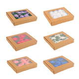 Maxbell Maxbell Artificial Rose Box Vivid Silk Flowers for Wedding Birthday Anniversary white