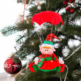 Maxbell Maxbell Christmas Hanging Doll Statue Xmas Tree Ornament for Festivals Dorm New Year Red