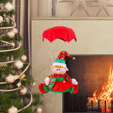 Maxbell Maxbell Christmas Hanging Doll Statue Xmas Tree Ornament for Festivals Dorm New Year Red