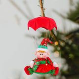 Maxbell Maxbell Christmas Hanging Doll Statue Xmas Tree Ornament for Festivals Dorm New Year Red