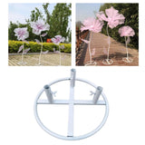 Maxbell 2xFlower Pole Display Stand Base DIY for Florist Flower Arrangement Home Decor E