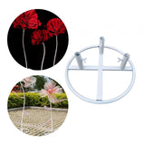Maxbell 2xFlower Pole Display Stand Base DIY for Florist Flower Arrangement Home Decor E