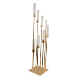 Maxbell Candelabra Centerpiece for Table Candle Stand for Wedding Props Party Mantle Style B
