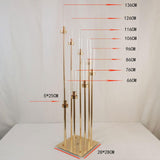 Maxbell Candelabra Centerpiece for Table Candle Stand for Wedding Props Party Mantle Style B