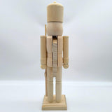 Maxbell Paint Your Own Mini Wooden Nutcracker Figure 38cm for Xmas Tree Arts Project D