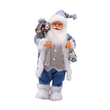 Maxbell Santa Claus Figurine Collectible Christmas Doll for Holiday Office Fireplace