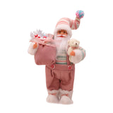 Maxbell Santa Claus Figure Decorative Cute Christmas Decoration for Party Shop Table 30CM